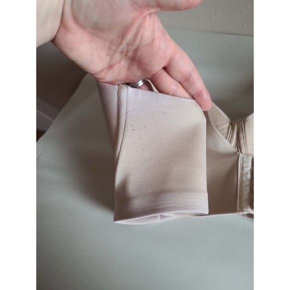 Catherines Intimates Beige Full Coverage Adjustable Strap Underwire Bra Size 44C - Picture 3 of 5